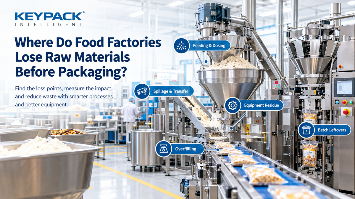 Where Food Factories Lose Raw Materials