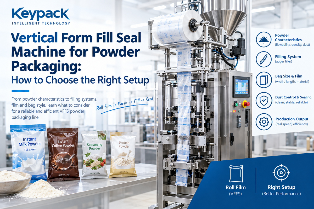 Vertical Form Fill Seal Machine for Powder Packaging: How to Choose the Right Setup