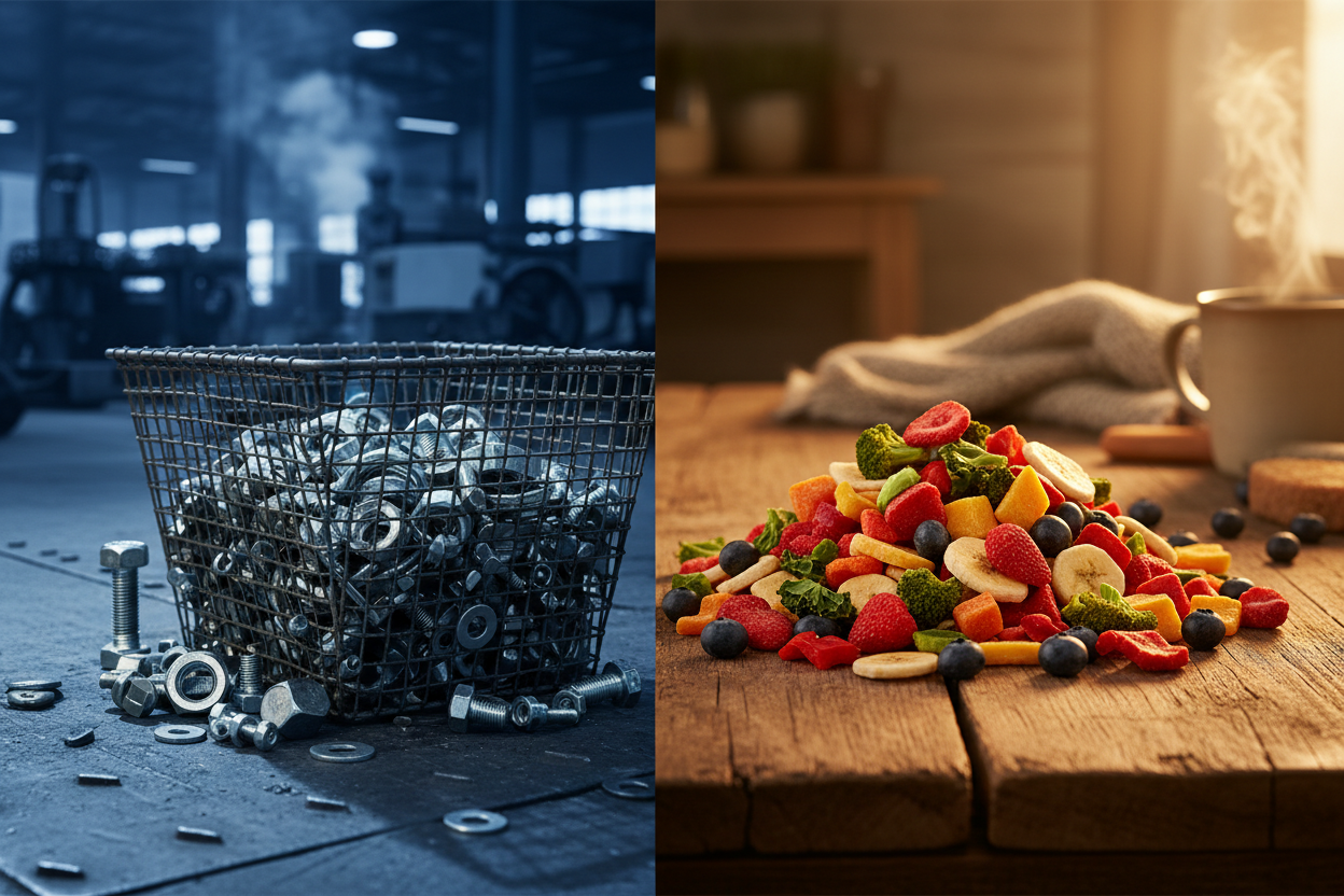 Linear weighing scale applications for nuts, hardware fasteners, and freeze-dried food packaging