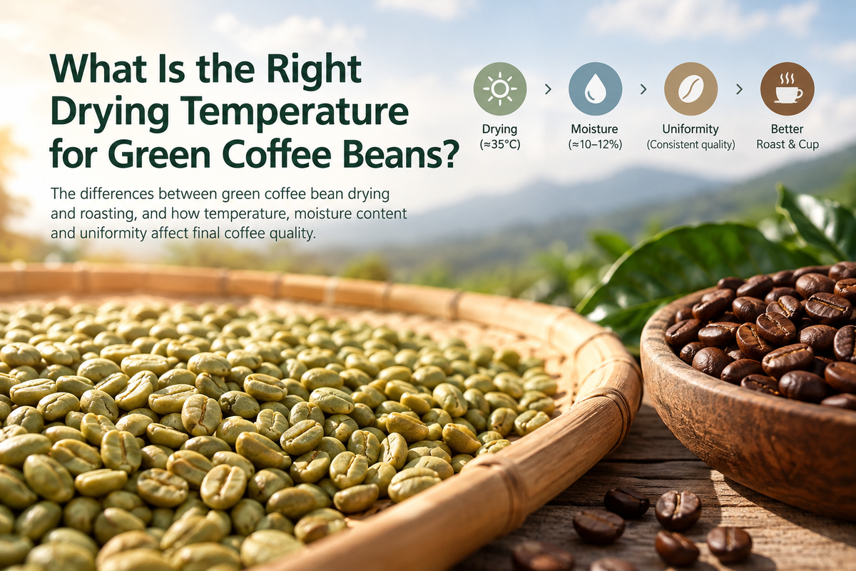What Is the Right Drying Temperature for Green Coffee Beans?