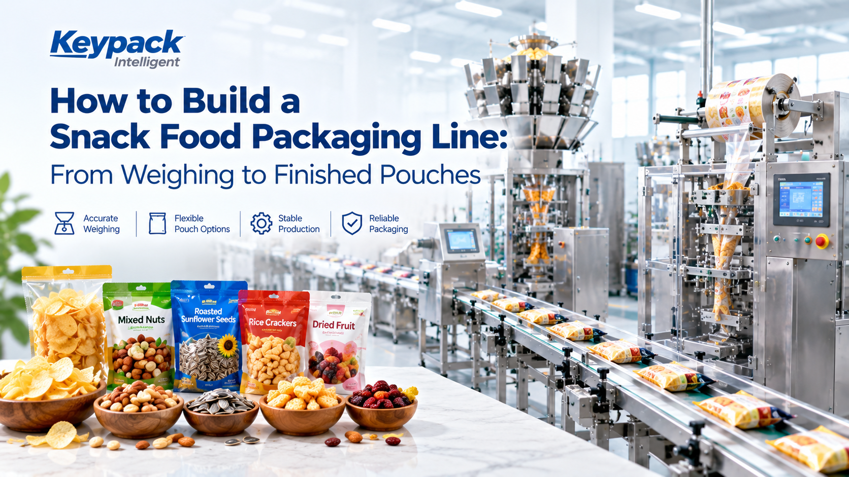 Snack Food Packaging Line: How to Build an Automated System