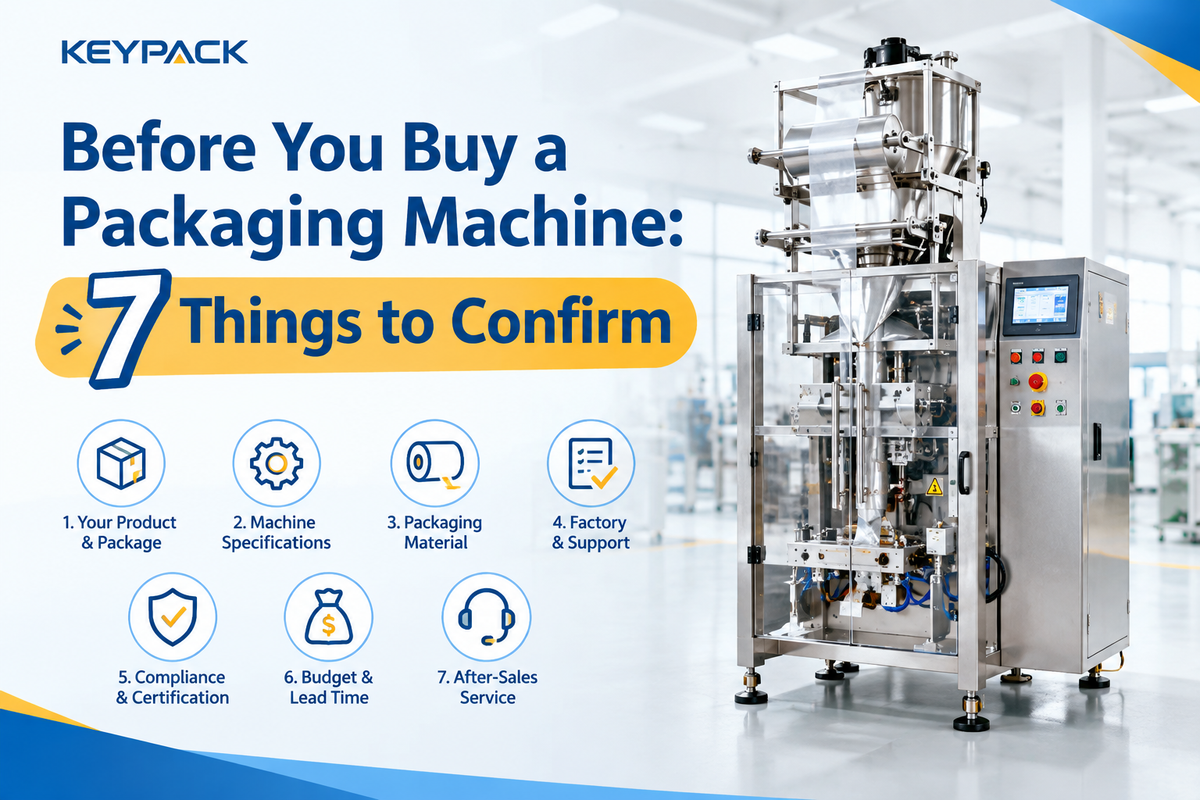 Before You Buy a Packaging Machine: 7 Things to Confirm
