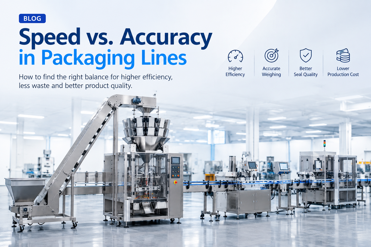 How Does Packaging Line Speed Affect Filling Accuracy and Product Waste?
