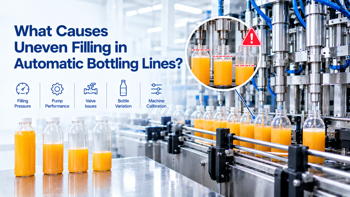 What Causes Uneven Filling in Automatic Bottling Lines?