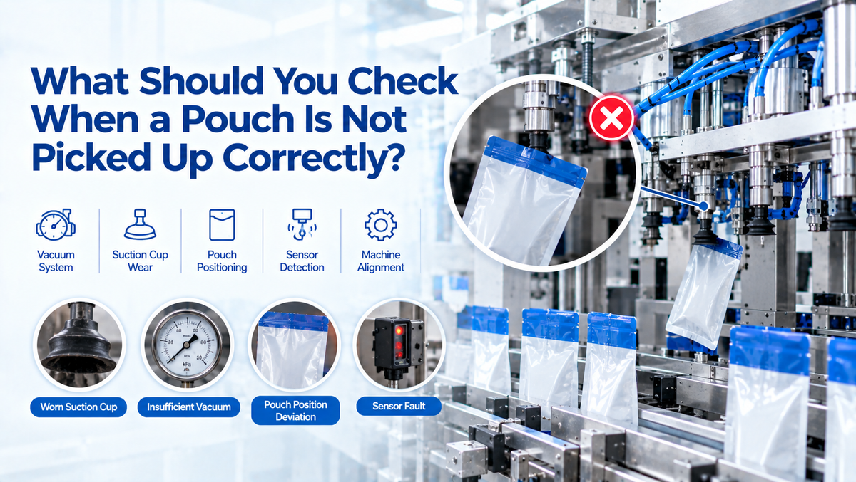 What Should You Check When a Pouch Is Not Picked Up Correctly?