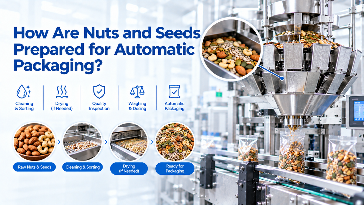 How Are Nuts and Seeds Prepared for Automatic Packaging?