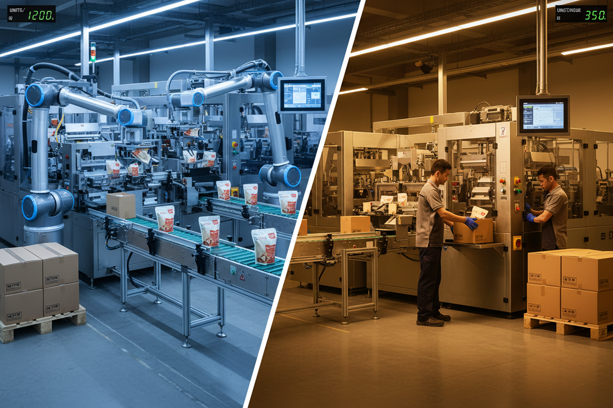 Semi Rework Packaging Machine Automatic vs Semi-Automatic Packaging Machines: Selection Guide ...