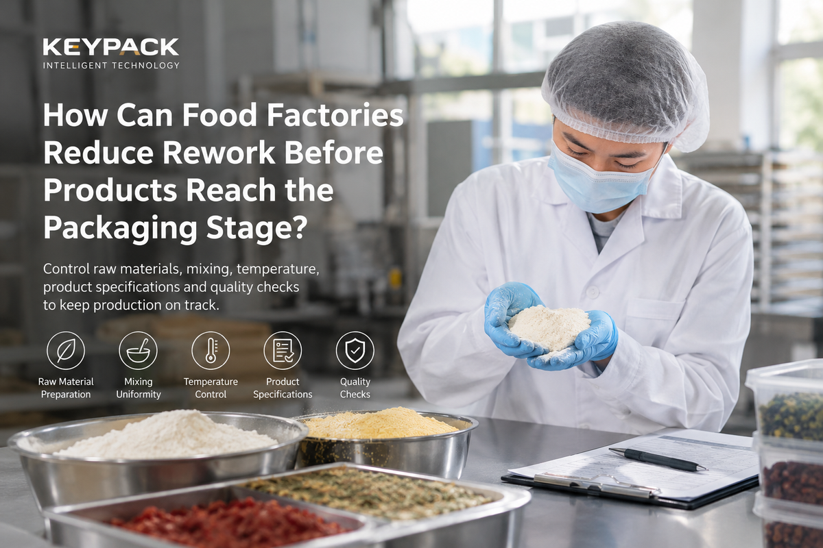 How Can Food Factories Reduce Rework Before Products Reach the Packaging Stage?