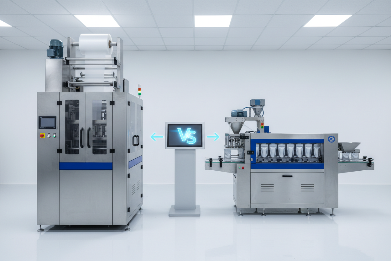 Vertical Packaging Machine vs Premade Pouch Machine: Which Is Better for Your Factory?