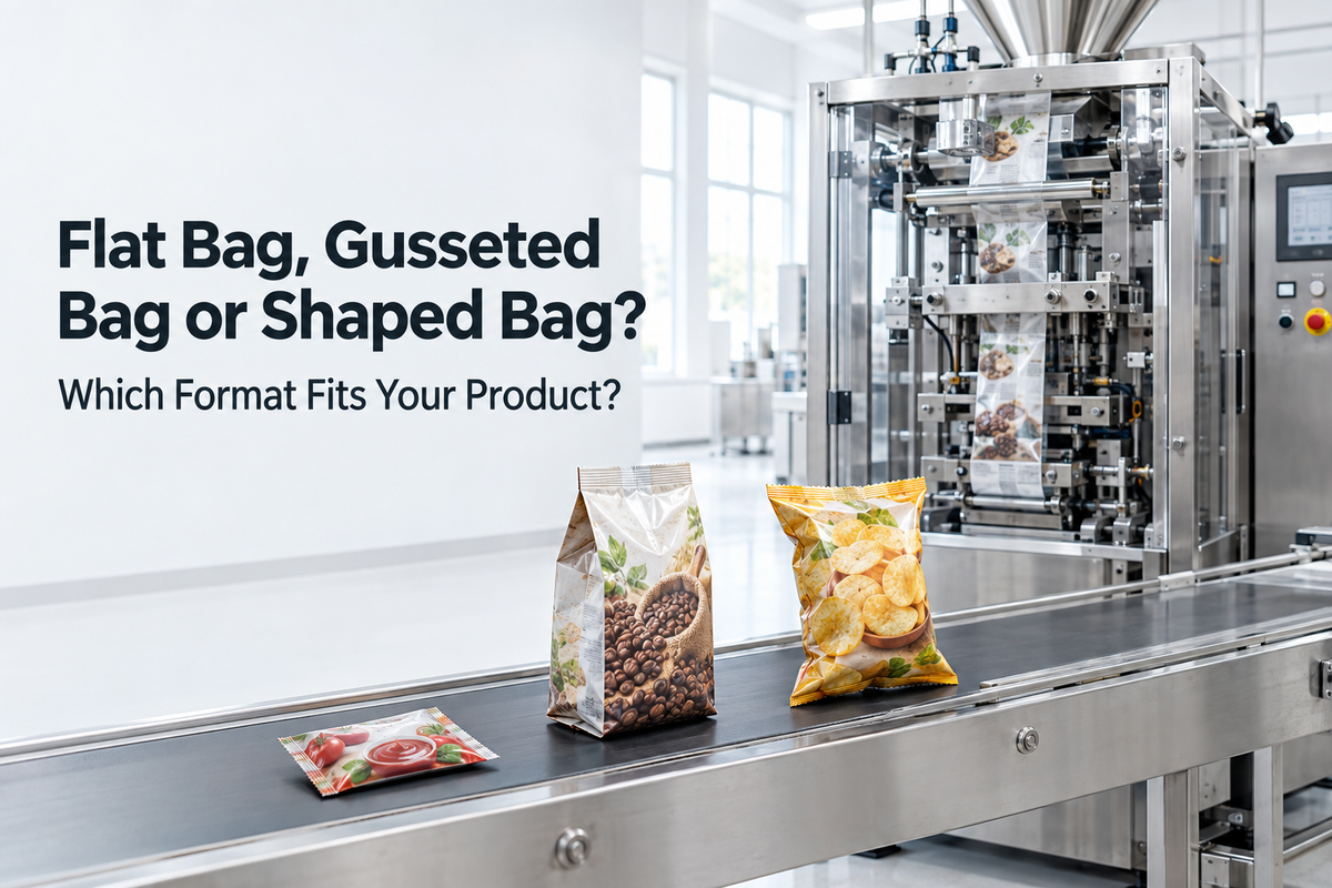 Flat Bag, Gusseted Bag or Shaped Bag: Which Format Fits Your Product?