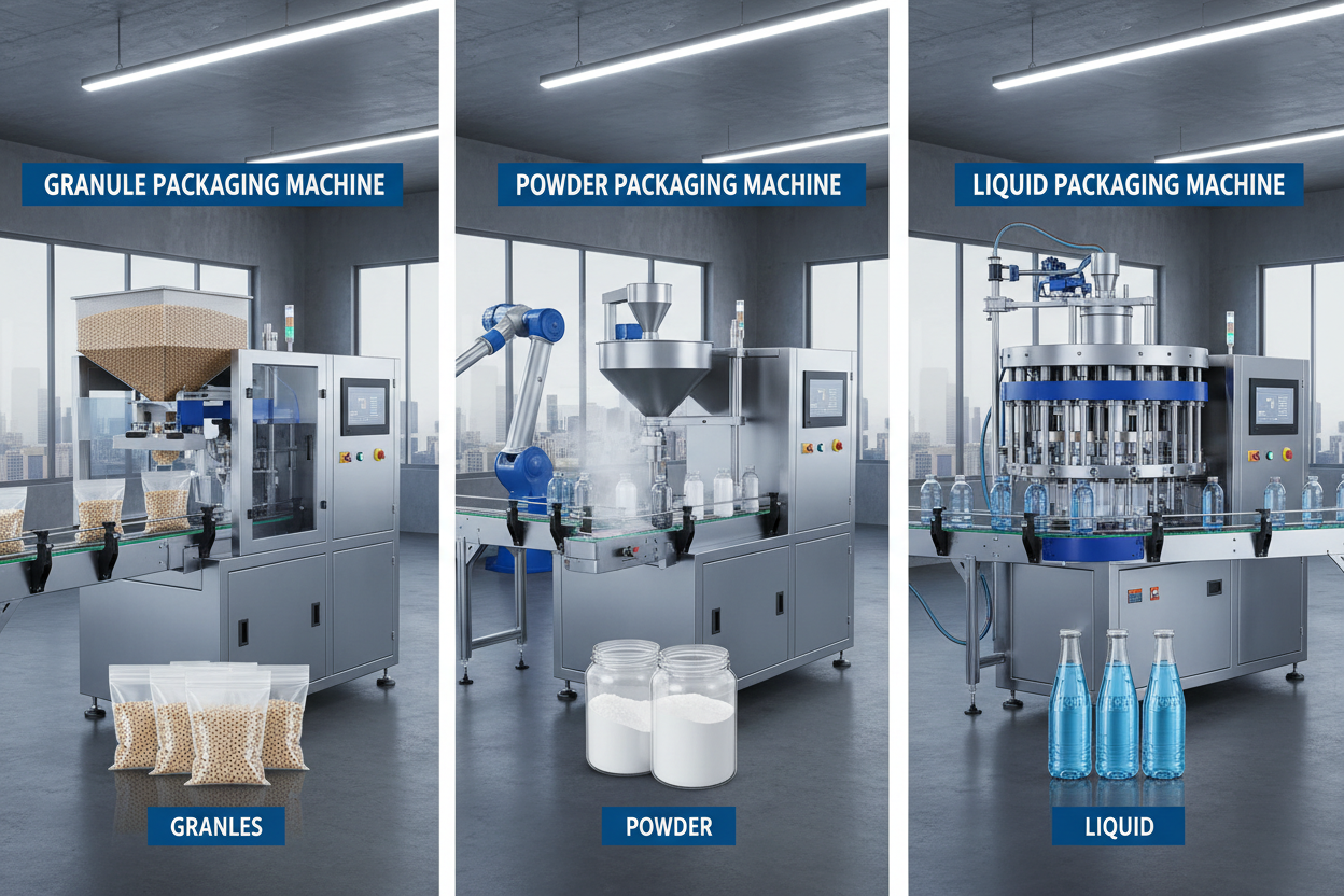 Granule, Powder, or Liquid: Which Packaging Machine Do You Need?