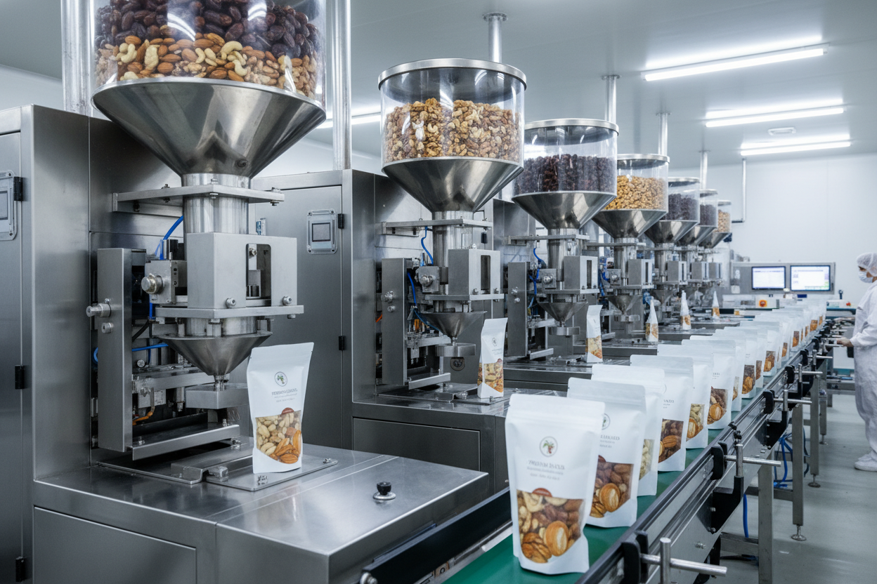 High-Speed Date and Nut Packaging Automation: Reducing Product Damage and Improving Shelf Life