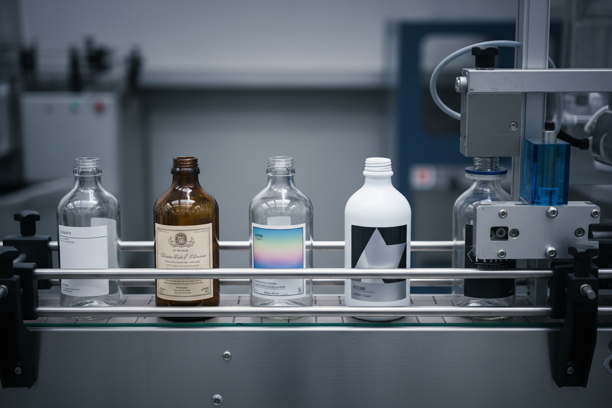How to Choose a Round Bottle Labeling Machine for Different Bottle Materials