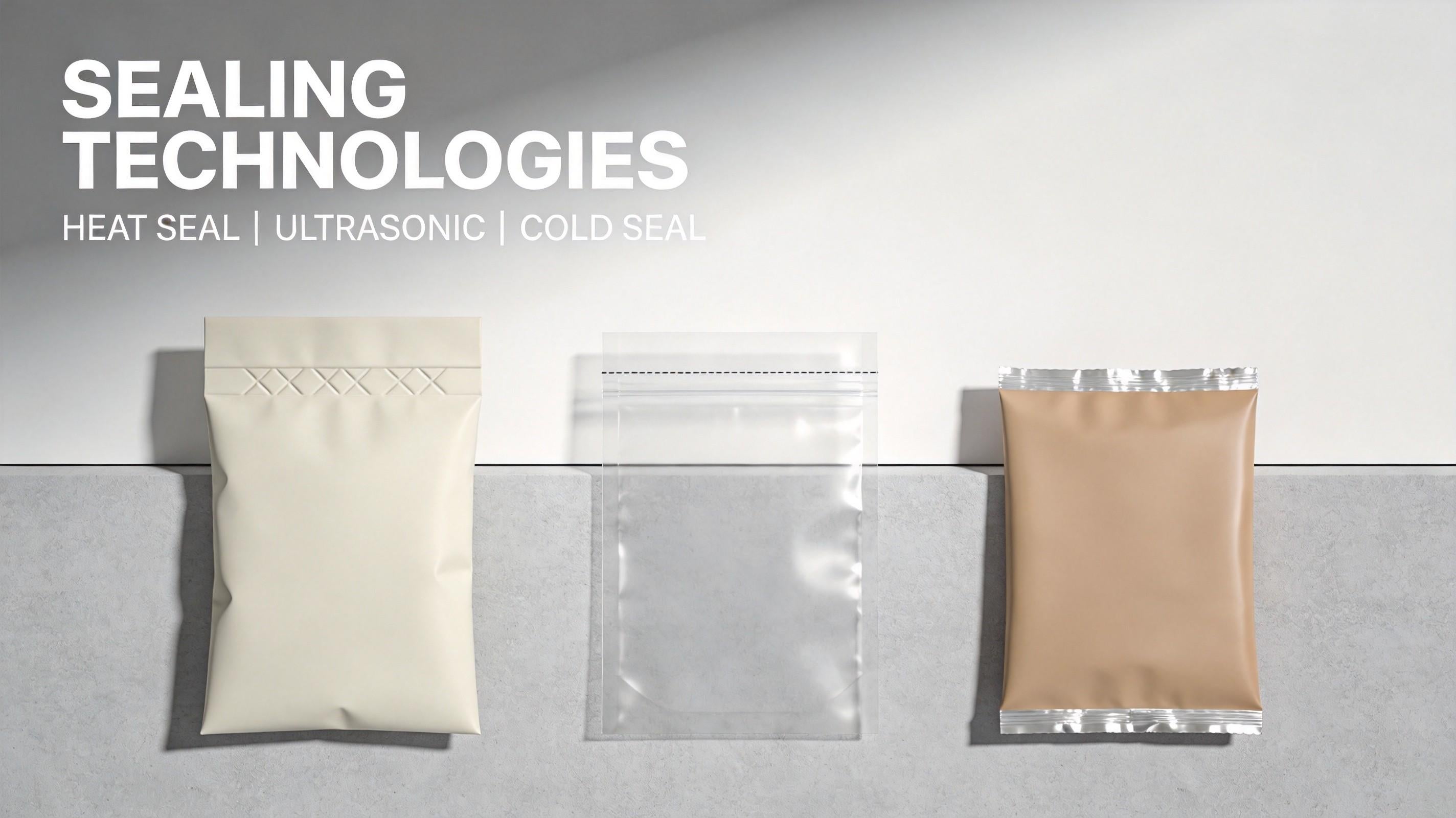 Heat sealing vs ultrasonic sealing vs cold sealing comparison for food packaging applications