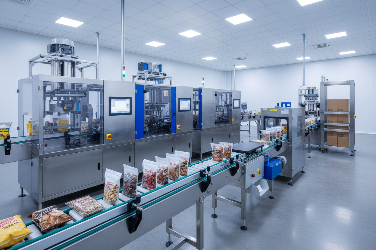 Snack Packaging Line Basics: What Equipment Is Usually Included?