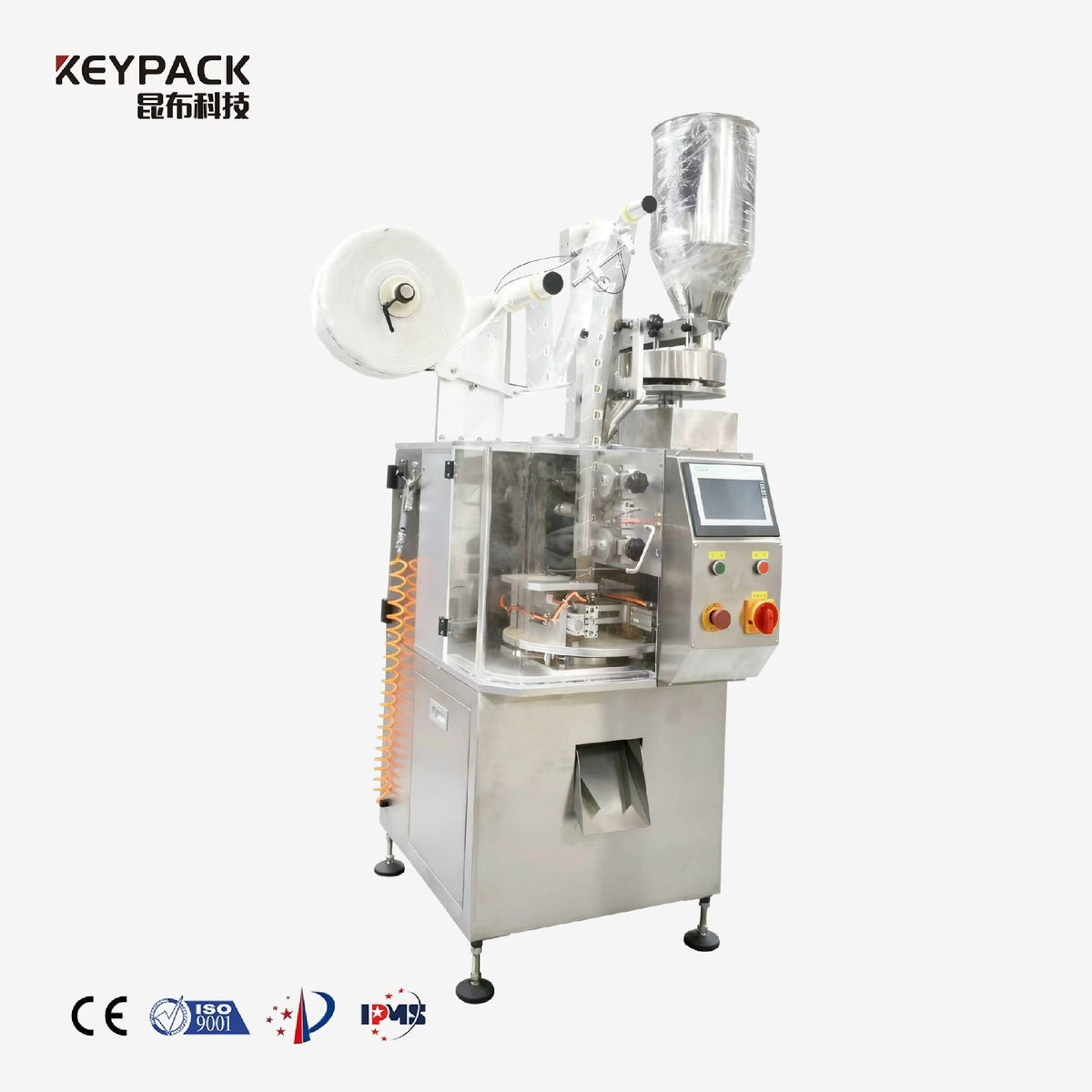 Fill Pro Tea Bagger Triangle Tea Bag Vertical Form Fill Seal Machine | Buyer's Technical ...