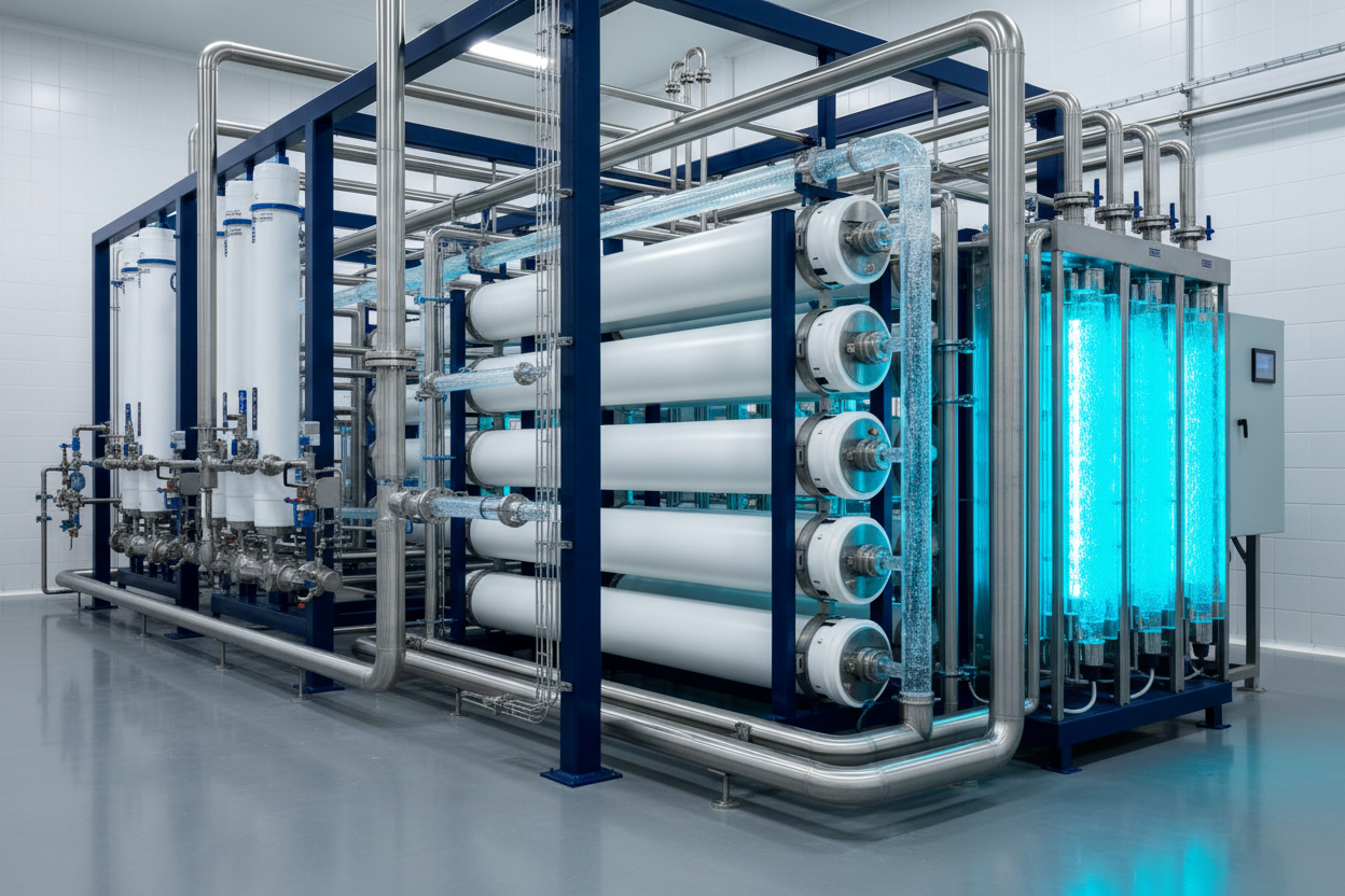 Water Purification Technology for Food Industry: RO, UV, and Ultrafiltration Applications