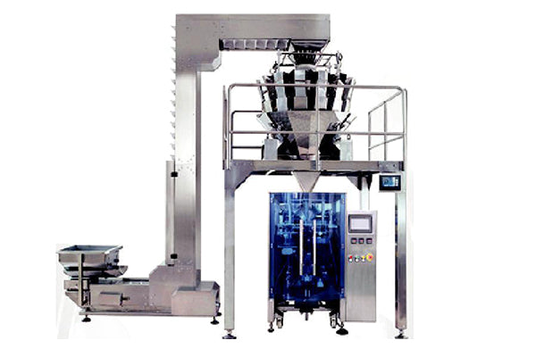High-Efficiency Full Automatic Large Granular Product Weighing and Bag Packaging Equipment Multihead Weigeher Packing Machine