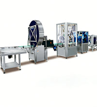 Fully Automated Powder Bottle Production Line for Milk Powder, Coffee, Protein, and Chemical Powders Full Automatic Filling Capping and Labeling System