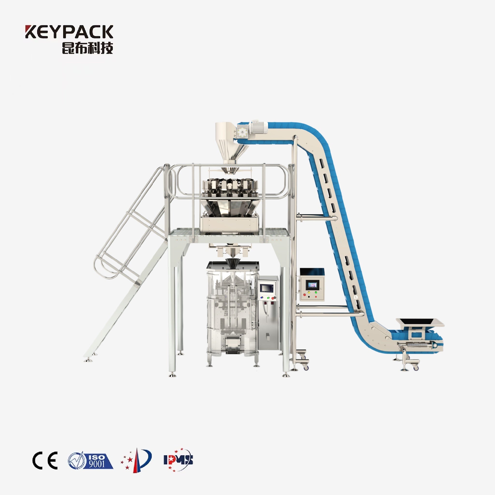 Medium Bag Pillow & Gusset VFFS Packaging Machines VFFS Packaging Machine Keypack Intelligent Technology Co., Ltd.
