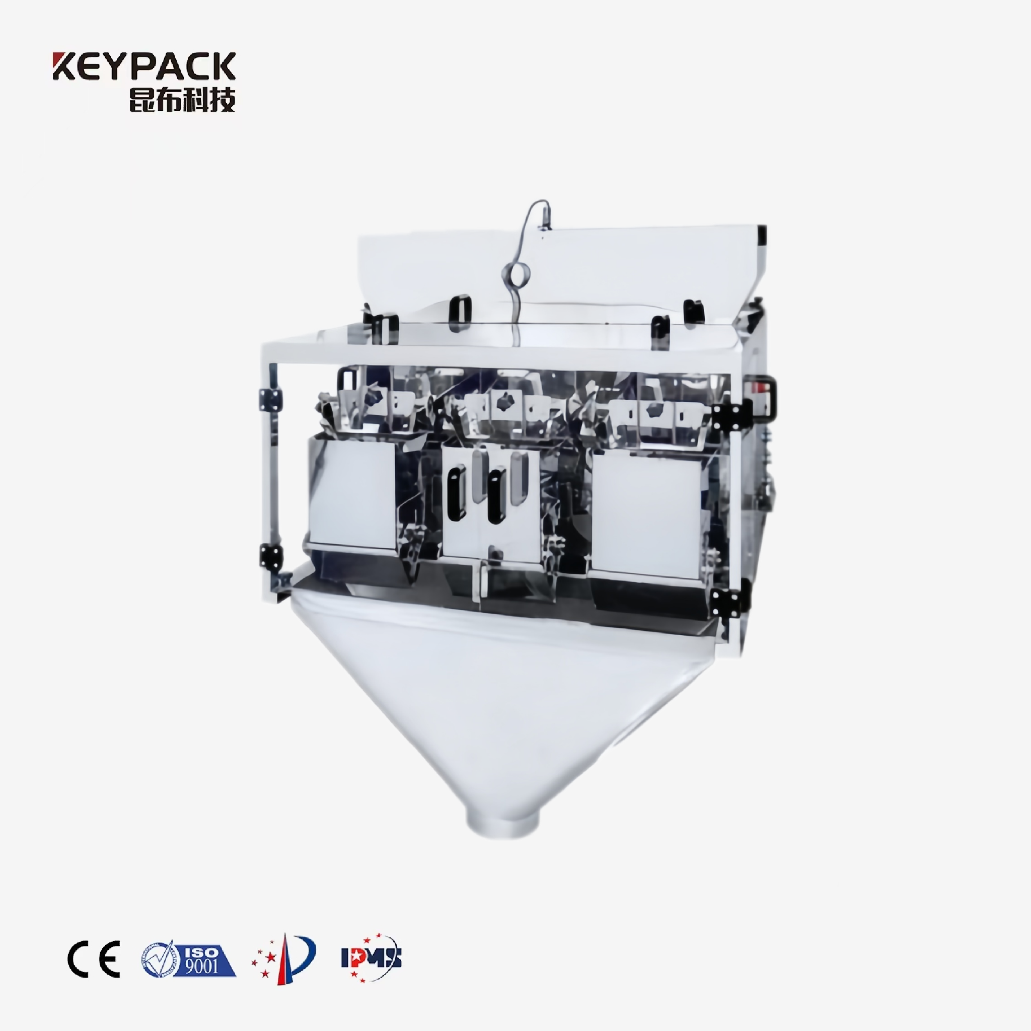 Granule Weighing Machine - 3 Head Linear Scale Weighing Equipment Keypack Intelligent Technology Co., Ltd.