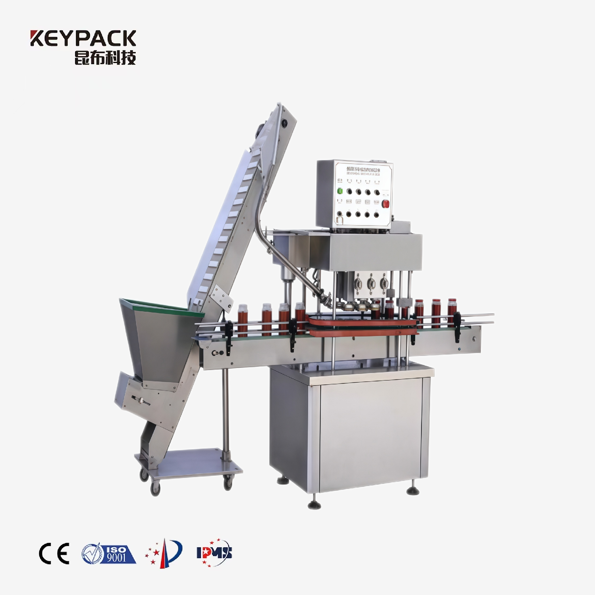 Linear Automatic Capping and Screw Capping Machine Capping Machine Keypack Intelligent Technology Co., Ltd.