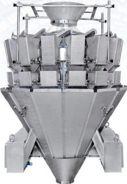 Kunbupack Noodle Combination Scale - High-Speed Weighing for Wet Soft Strip Materials Multihead Weigeher Packing Machine