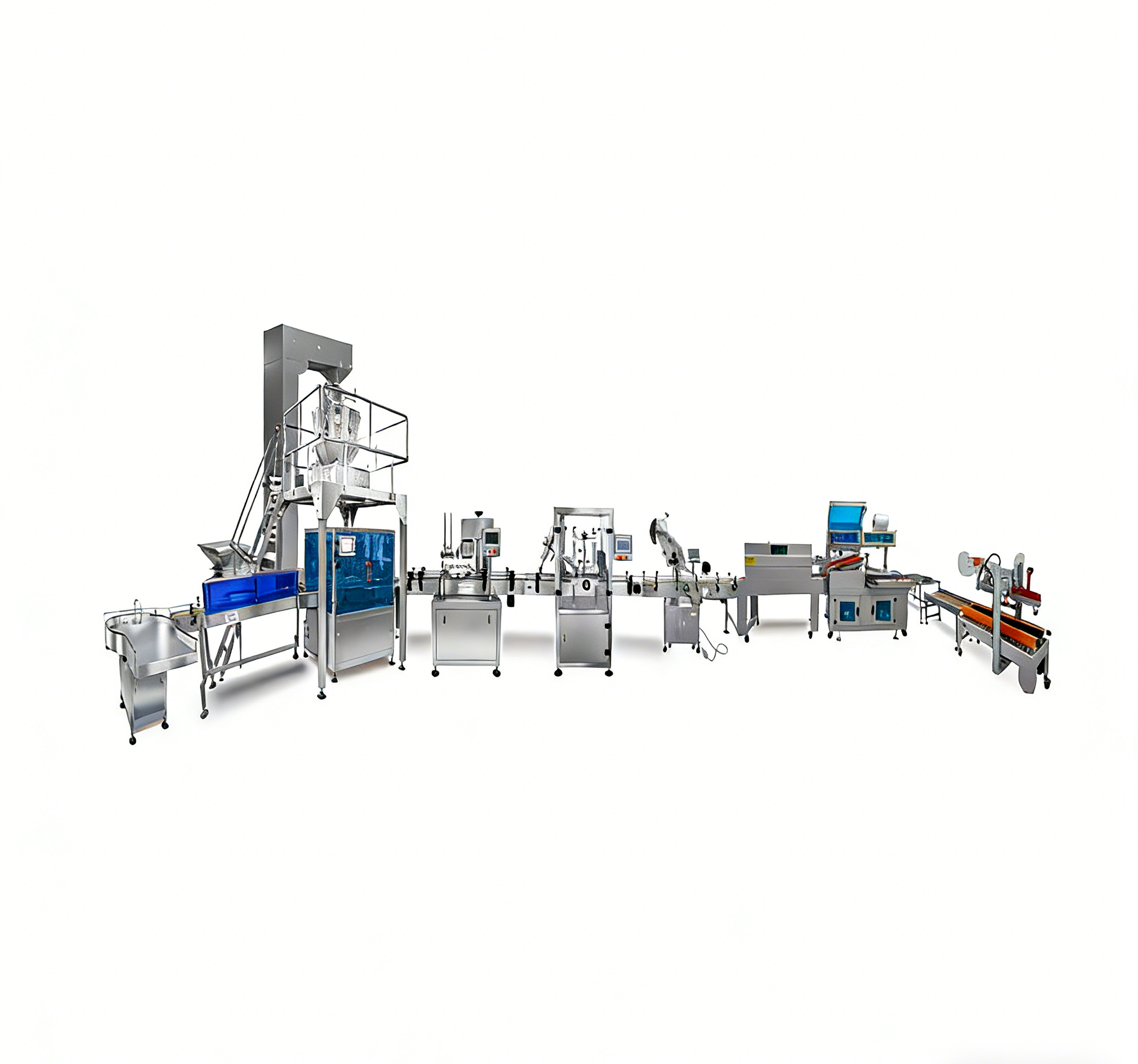 Keypack Intelligent Rotary Granule Weighing Filling Production Line - Automated Packaging System