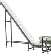 Kunbupack Steeply Inclined Belt Conveyor - Auxiliary Transport for Large Granule Frozen Products