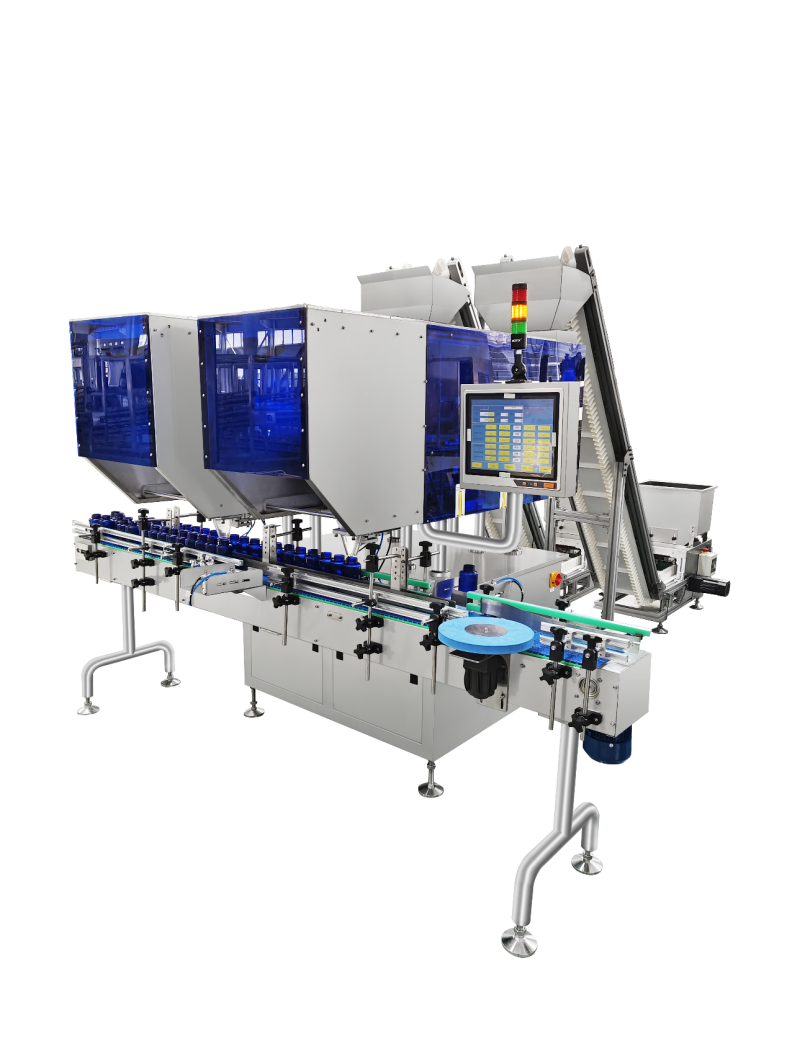 Kunbupack Visual Particle Counting Machine - High-Precision for Irregular/Sticky Particles Multihead Weigeher Packing Machine