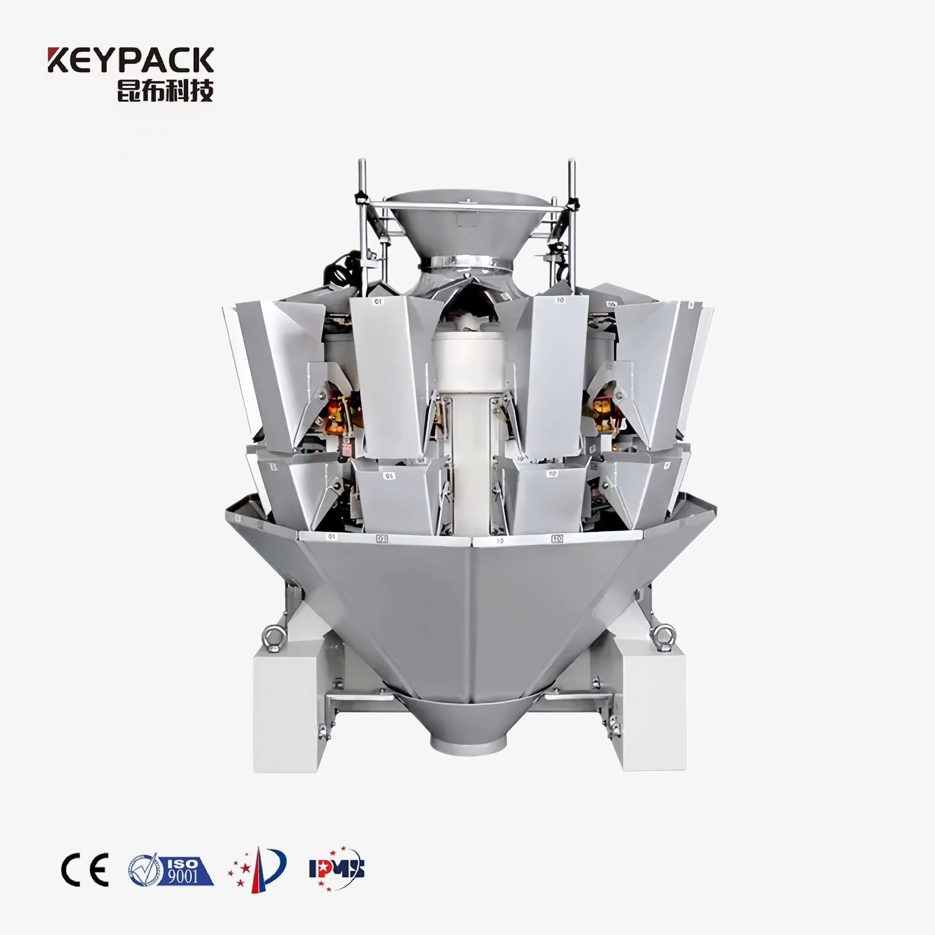 Hardware Multihead Weigher for Small Hardwares Combined Scale Multihead Combination Weigher Keypack Intelligent Technology Co., Ltd.