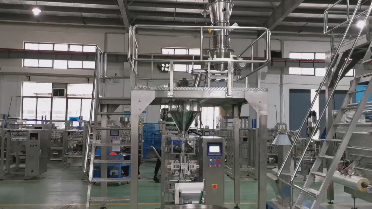 VideoObject Description:
KL-320 VFFS Machine full-cycle operation demo — showcasing 40–100 bags/min packaging speed for granular materials such as nuts and candies. Suitable for food and snack packaging lines. Medium bag powder, toothed, back-sealed, weighing packaging machine.
