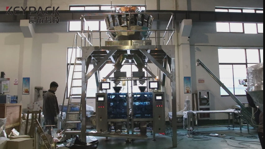 KL-422 Automatic Granule Double Line Weighing and Packaging Machine — High-Speed Dual-Channel Demo