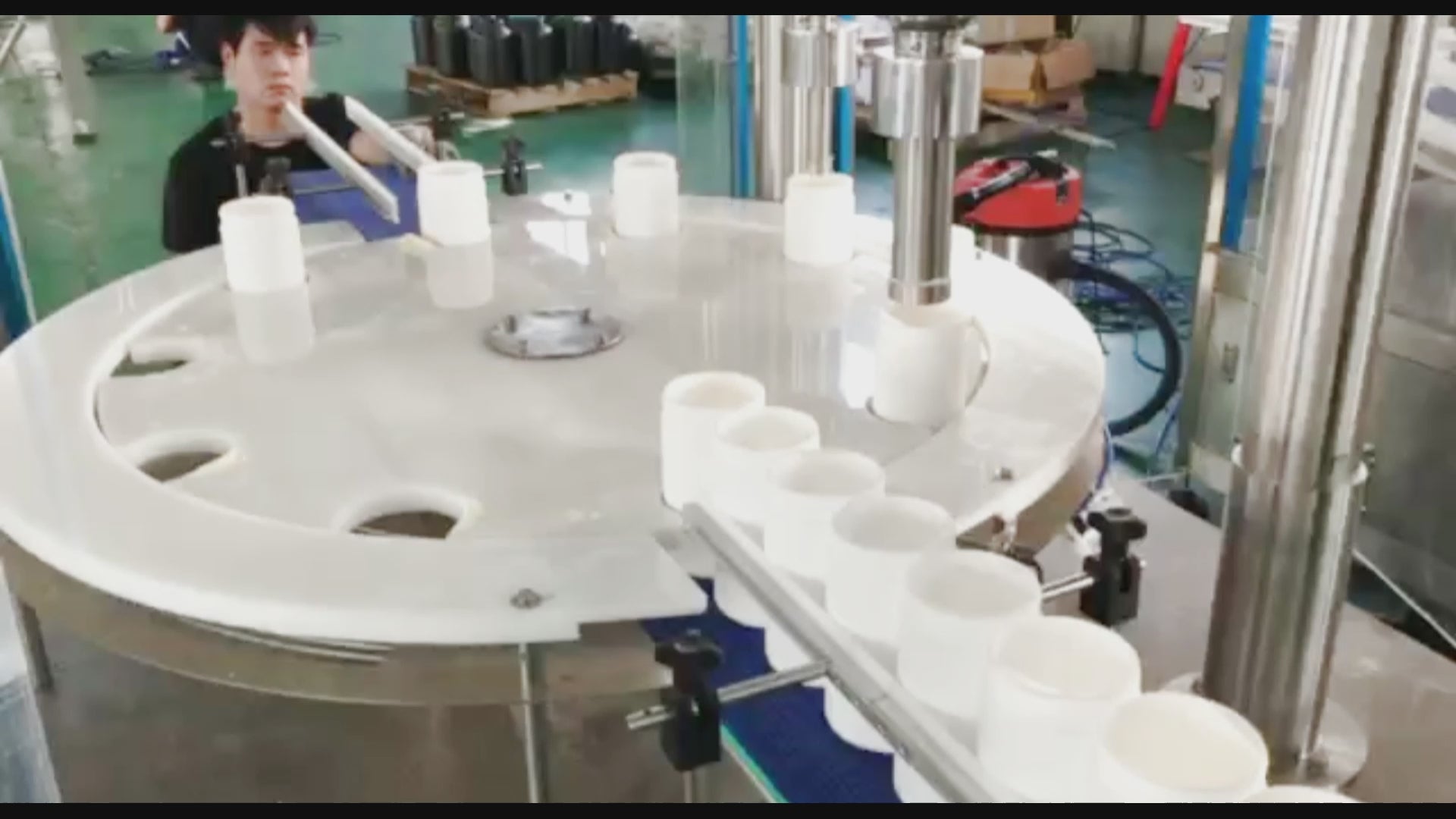 Keypack Intelligent Powder Double-head Rotary Filling Machine