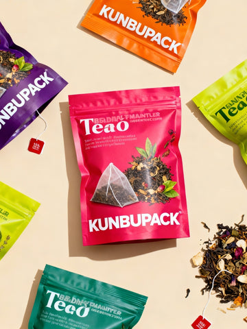 Tea bags and outer packaging