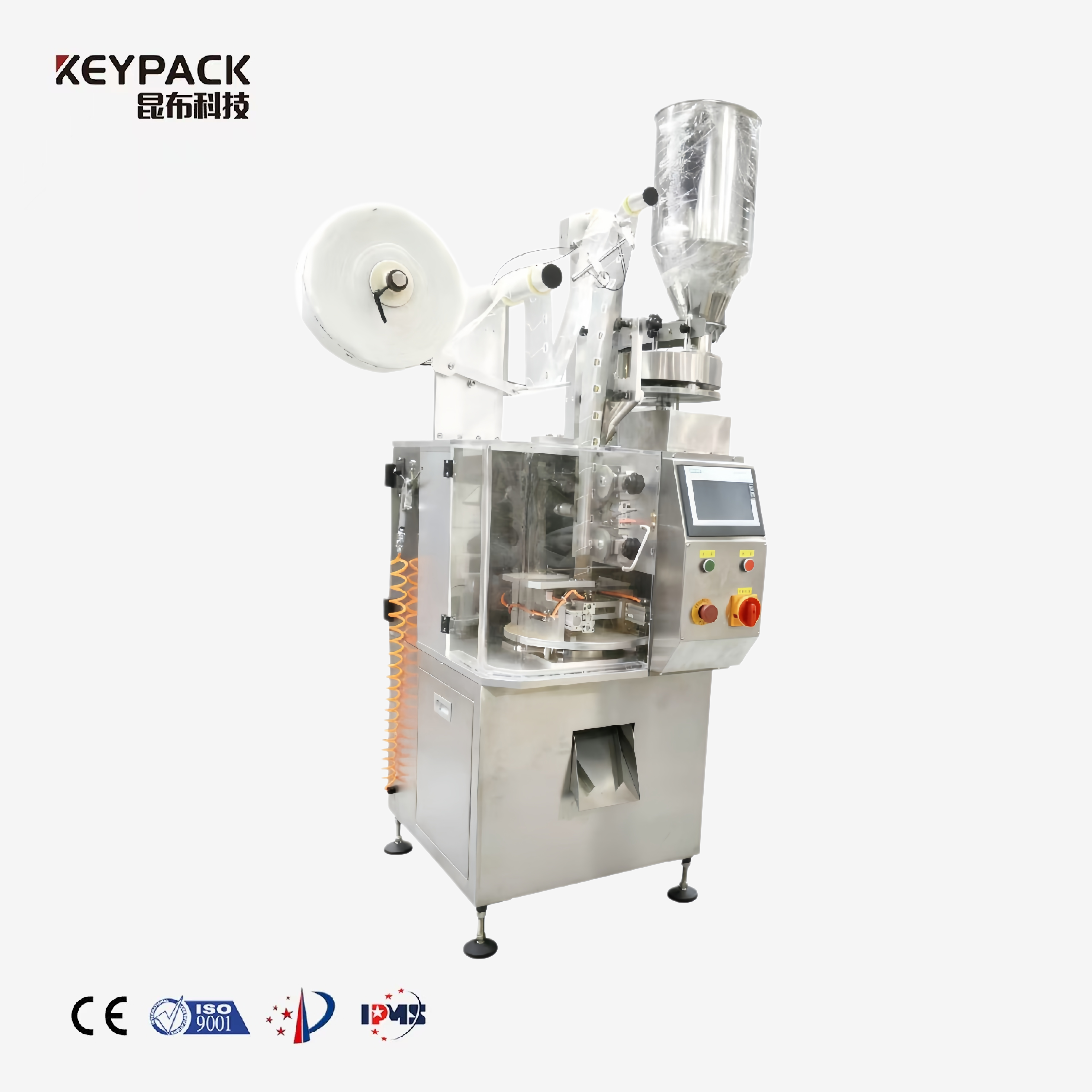 Triangle Tea Bag Vertical Form-Fill-Seal Machine Triangle Tea Bag VFFS Machine Keypack Intelligent Technology Co., Ltd.